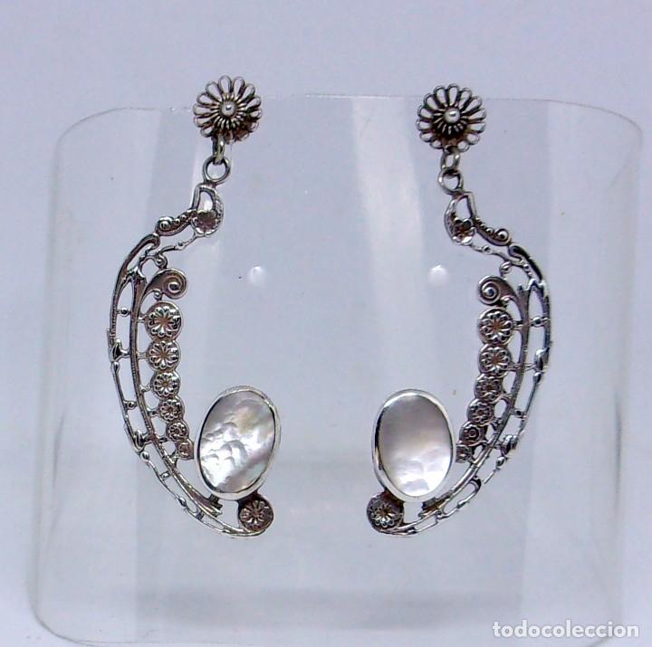 Joyeria: PENDIENTES LARGOS CON NACAR - Foto 1