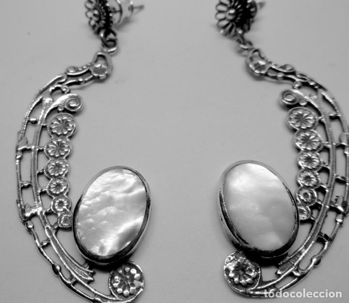 Joyeria: PENDIENTES LARGOS CON NACAR - Foto 3