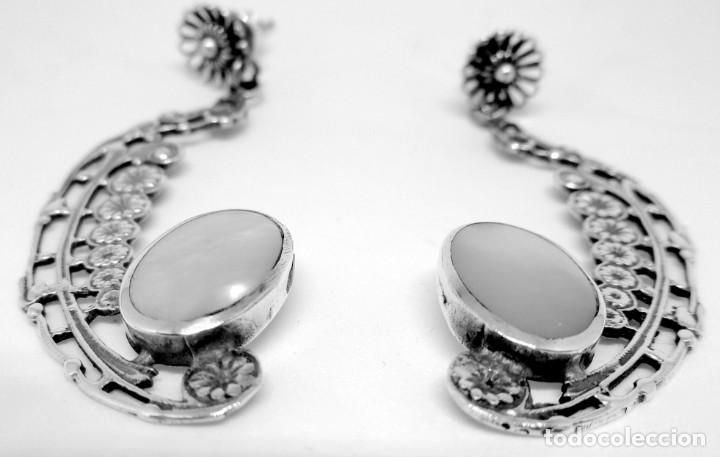 Joyeria: PENDIENTES LARGOS CON NACAR - Foto 4