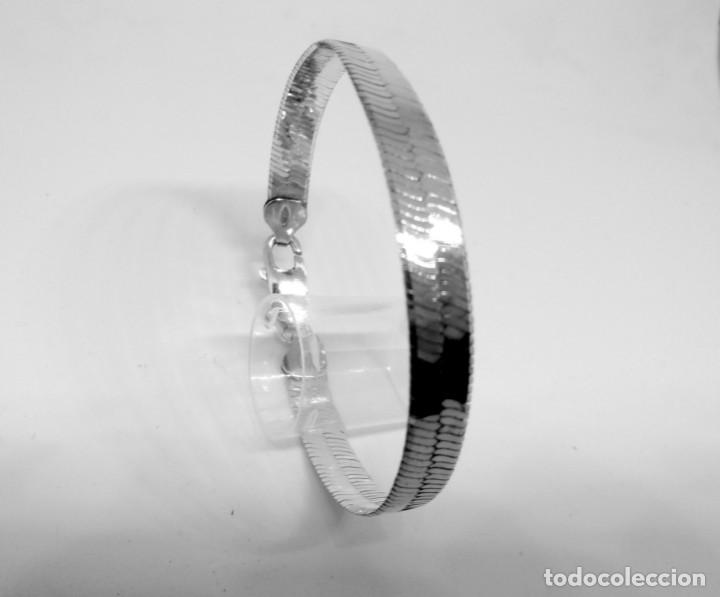 Joyeria: PULSERA PLANA DE PLATA - Foto 2