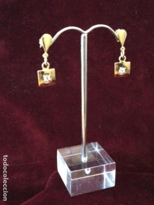 Joyeria: PENDIENTES CHAPADO ORO Y CIRCONITA - Foto 4