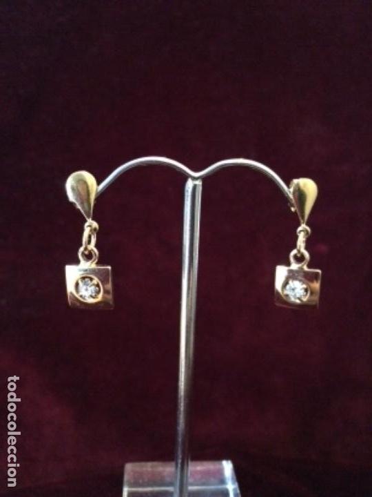 Joyeria: PENDIENTES CHAPADO ORO Y CIRCONITA - Foto 1