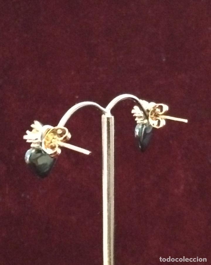 Joyeria: PENDIENTES CORAZ&Oacute;N DE HEMATITES - Foto 5