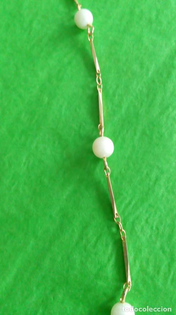Joyeria: Gargantilla dorada y perlas - Foto 2
