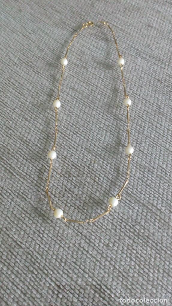 Joyeria: Gargantilla dorada y perlas - Foto 7
