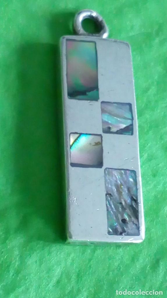 Joyeria: Colgante de plata y n&aacute;car - Foto 1