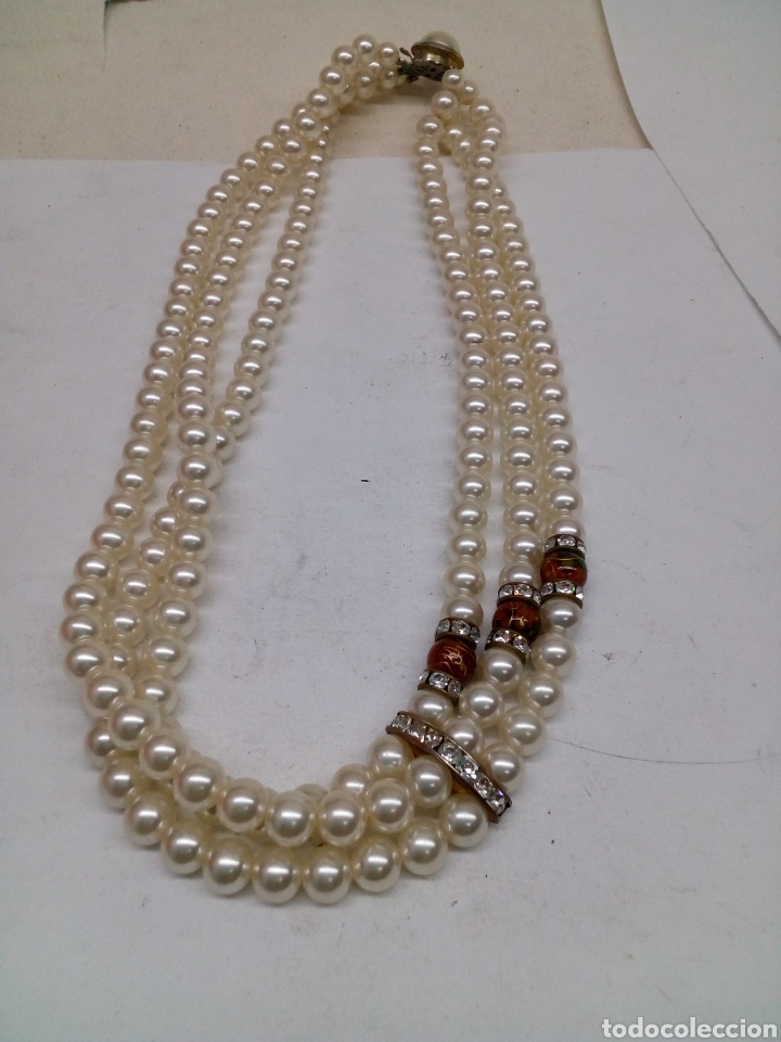 Joyeria: Collar PERLAS DE TRES TIRAS - Foto 2
