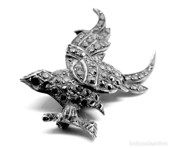 Joyeria: BROCHE PLATA Y MARCASITAS - Foto 1