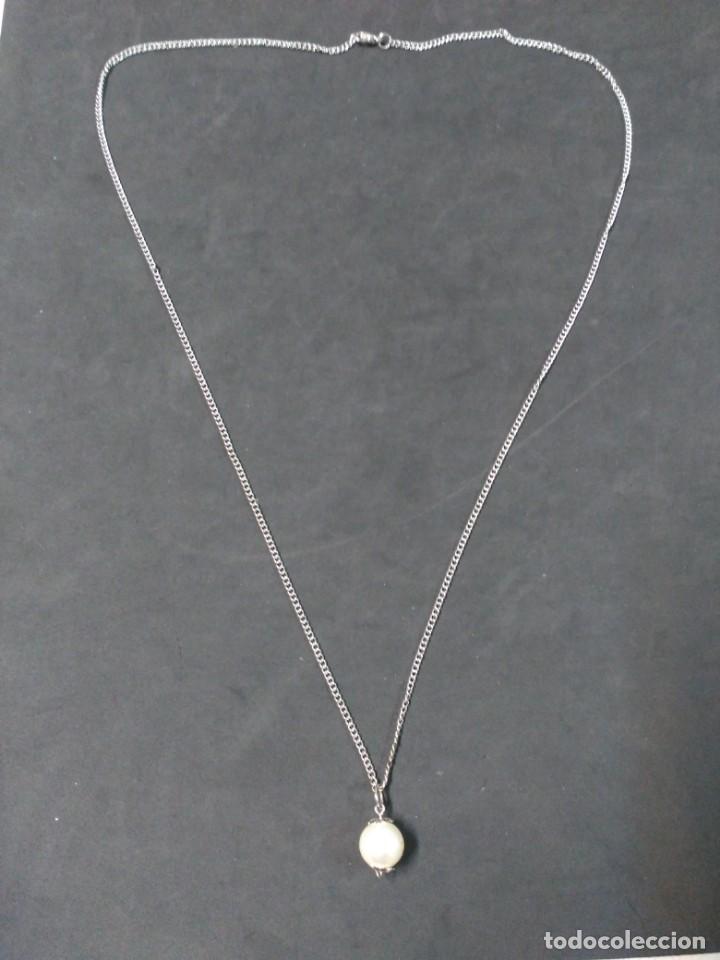 Joyeria: CADENA DE METAL CON COLGANTE SIMIL PERLA - Foto 9