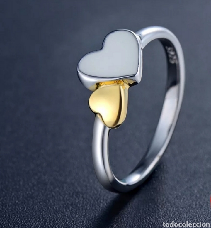Joyeria: Anillo corazones de Plata ENV&Iacute;O GRATIS!! - Foto 1