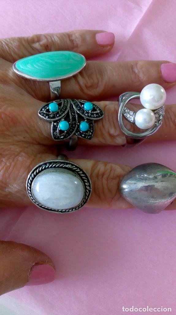 Joyeria: Lote de 5 anillos - Foto 1