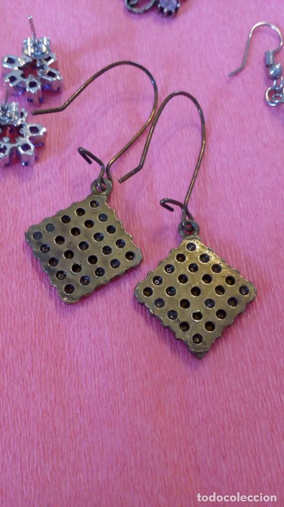 Joyeria: Lote de 4 pares de pendientes - Foto 7