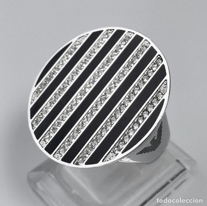 Joaillerie: GIORGIO ARMANI FIRMADO-ACERO-CIRCONITAS-ESMALTE. &iexcl;&iexcl;NUEVA ESTRENAR!!