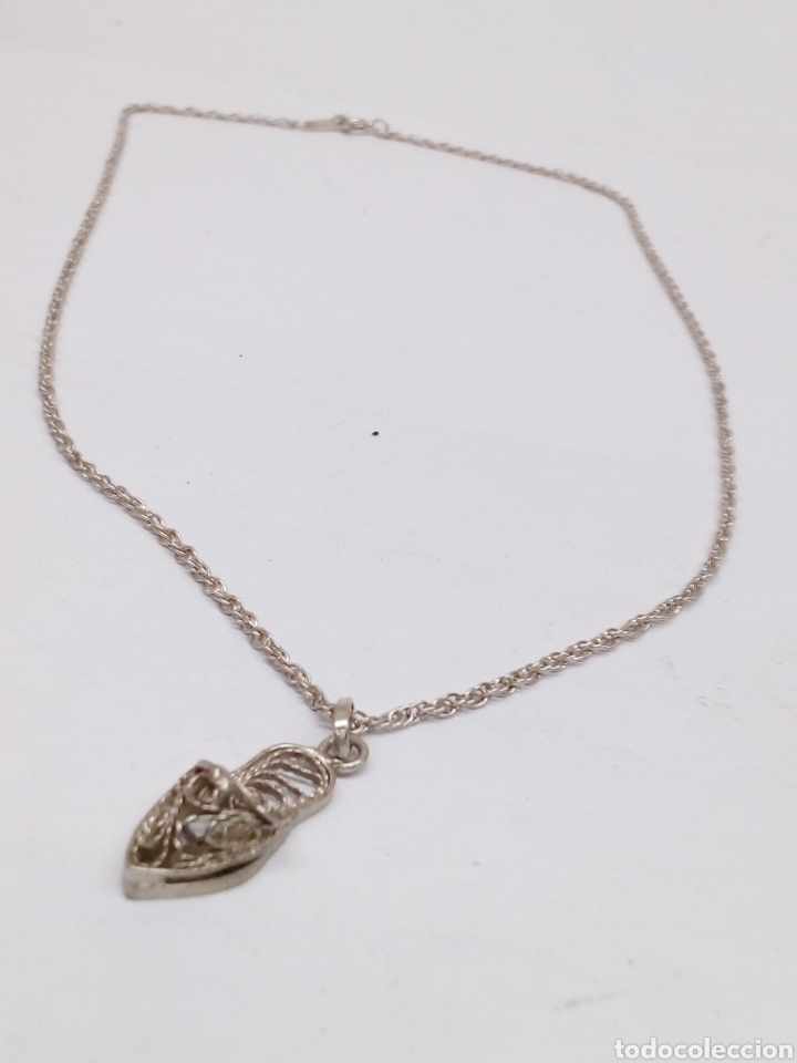 Joyeria: Cadena con colgante de plata - Foto 1