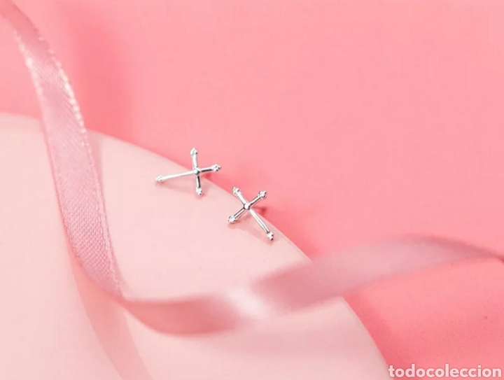 Joyeria: Pendientes de Plata cruz ENV&Iacute;O GRATIS!! - Foto 2