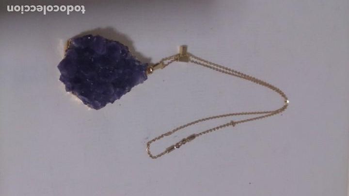 Joyeria: Colgante de Amatista con cadena dorada - Foto 1