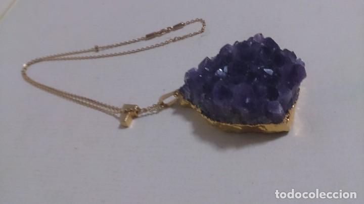 Joyeria: Colgante de Amatista con cadena dorada - Foto 3
