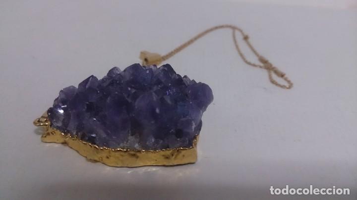 Joyeria: Colgante de Amatista con cadena dorada - Foto 6
