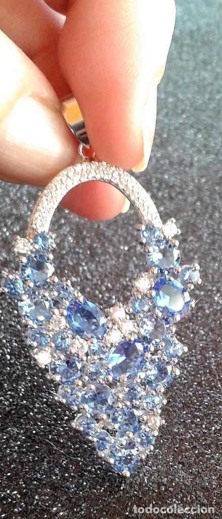 Joyeria: COLGANTE CRISTAL AZUL Y BLANCO - Foto 1