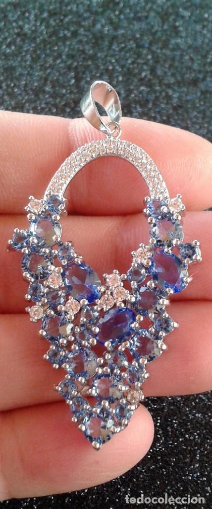 Joyeria: COLGANTE CRISTAL AZUL Y BLANCO - Foto 2