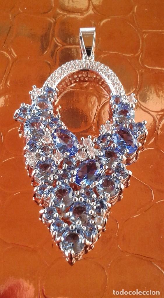 Joyeria: COLGANTE CRISTAL AZUL Y BLANCO - Foto 3