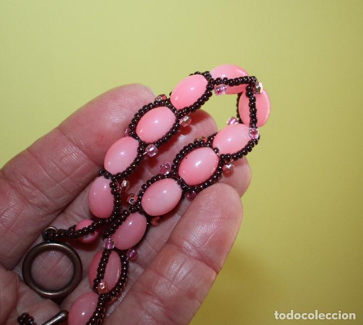 Joyeria: Pulsera de cristal rosa - Foto 1