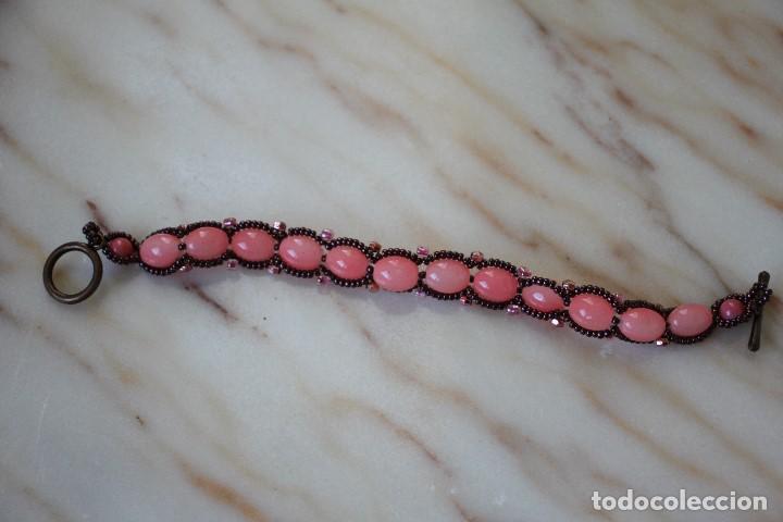 Joyeria: Pulsera de cristal rosa - Foto 2