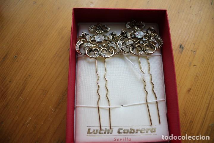Schmuck: AGUJA   DORADA DE NOVIA O MADRINA MARCA LUCHI CABRERA SEVILLA UNIDAD