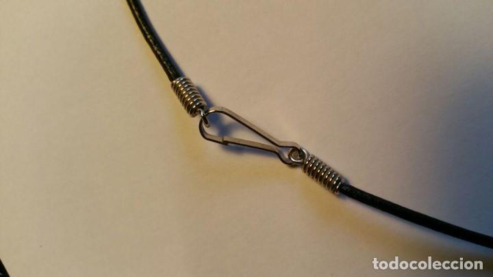 Joyeria: COLLAR DE CUERO CON GUANTE DE BOXEO DE PLATA - Foto 3