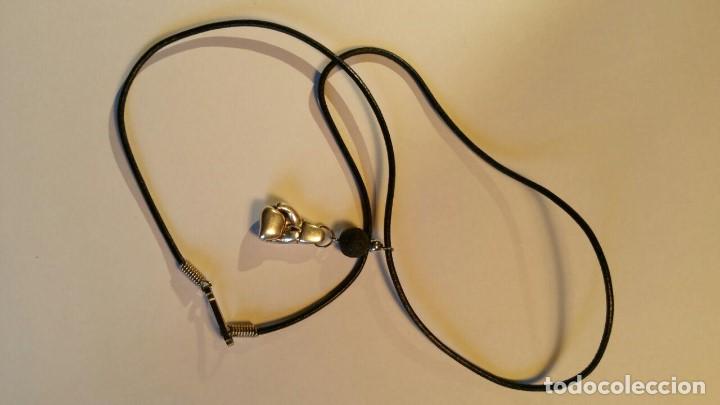 Joyeria: COLLAR DE CUERO CON GUANTE DE BOXEO DE PLATA - Foto 4