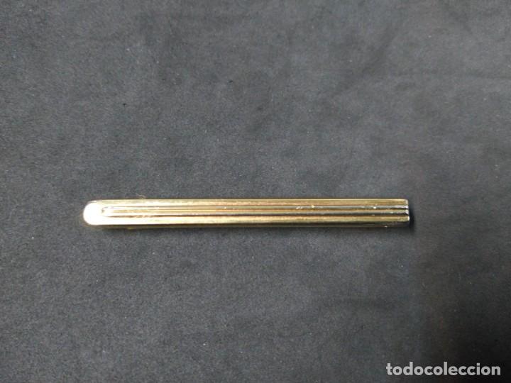 Joyeria: PASADOR DE CORBATA EN METAL DORADO - Foto 6
