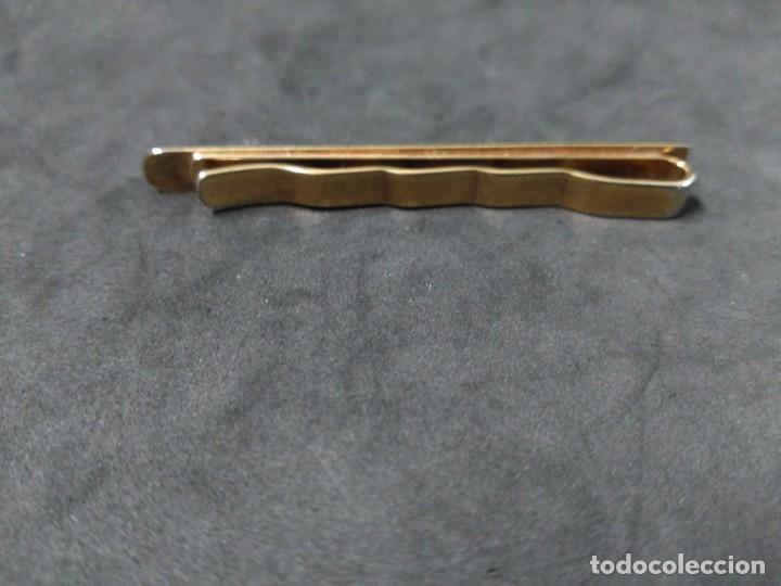 Joyeria: PASADOR DE CORBATA EN METAL DORADO - Foto 8