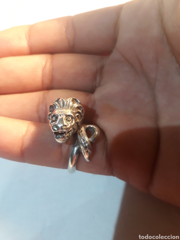 espiritual reflejar Prisionero de guerra anillo forma de leon,plata 925. - Buy Fashion Jewelry on todocoleccion