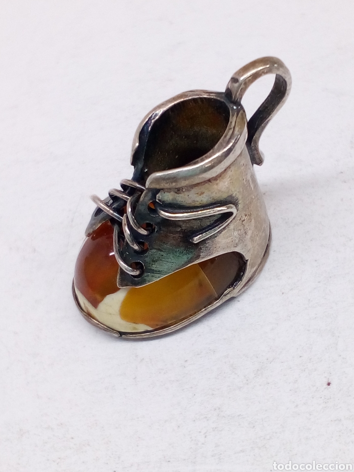 Joyeria: Colgante plata y nacar /C140 - Foto 2