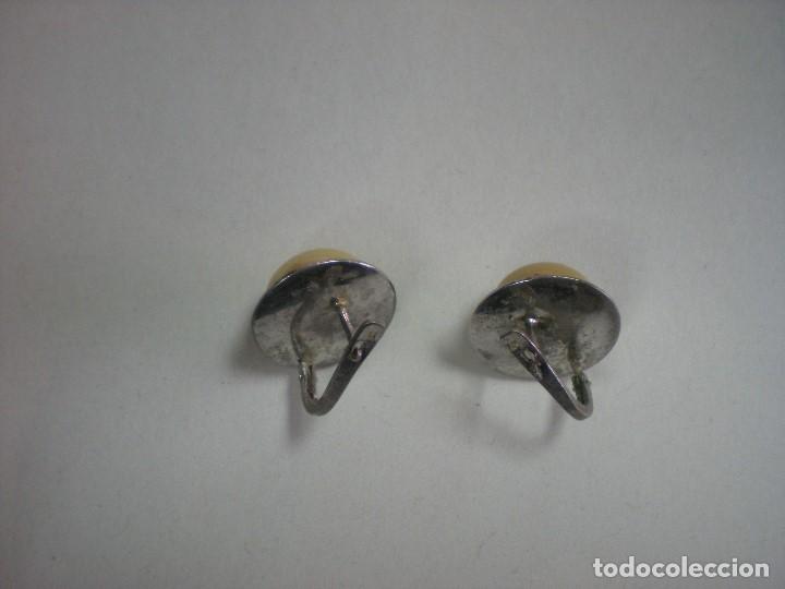Joyeria: Pendientes  con perla sobre acero d 1,5cm - Foto 4