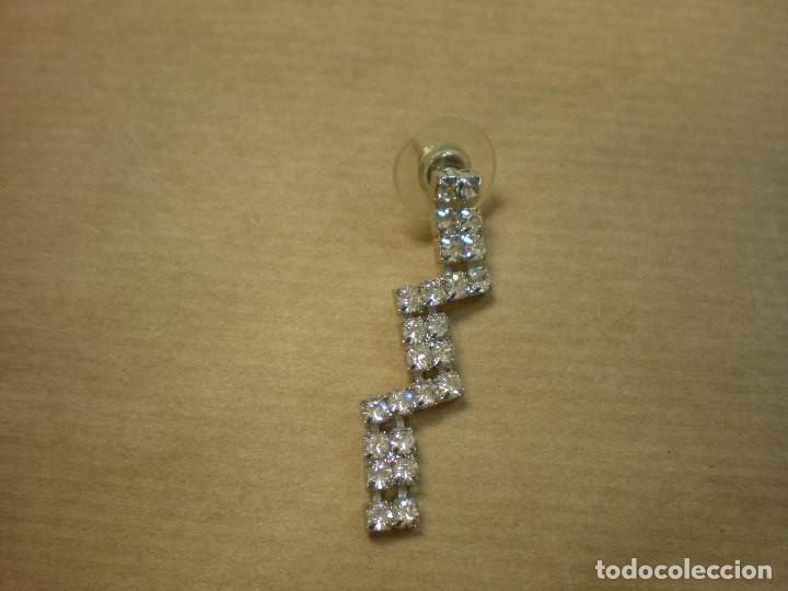 Joyeria: 1 PENDIENTE DE LATON Y PEDRERIA L4CM - Foto 2