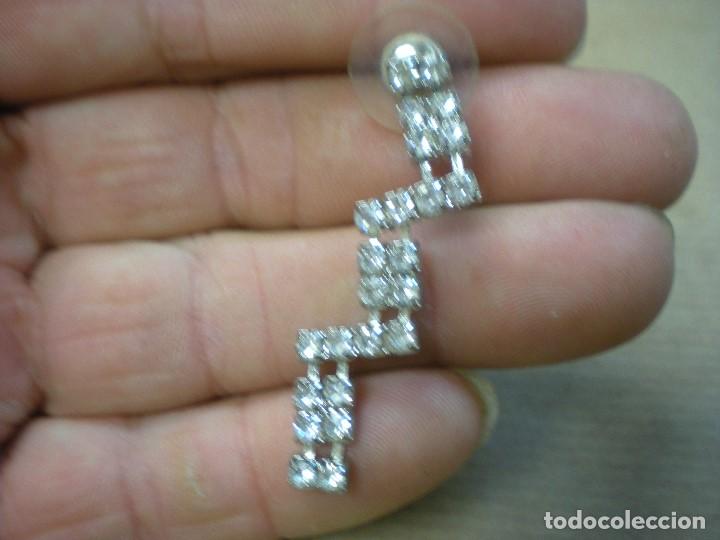 Joyeria: 1 PENDIENTE DE LATON Y PEDRERIA L4CM - Foto 3