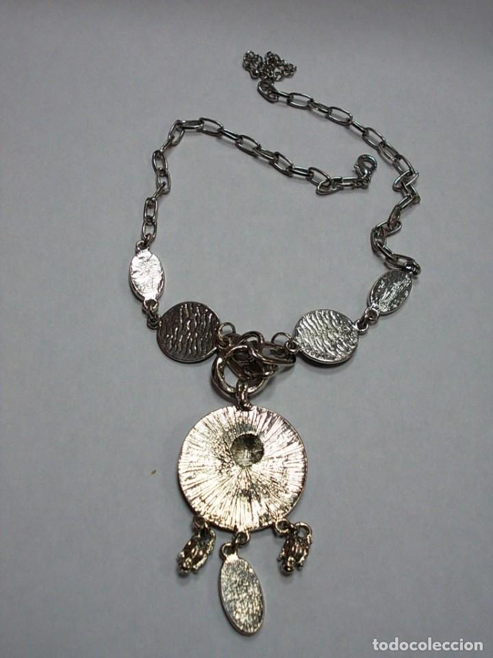 Joyeria: Collar plateado con colgantes esmaltados - Foto 4