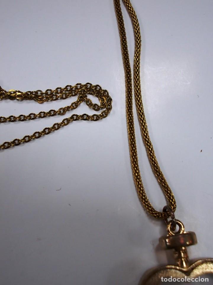 Joyeria: Collar dorado combinado cadena y cordon con colgante corazon - Foto 3