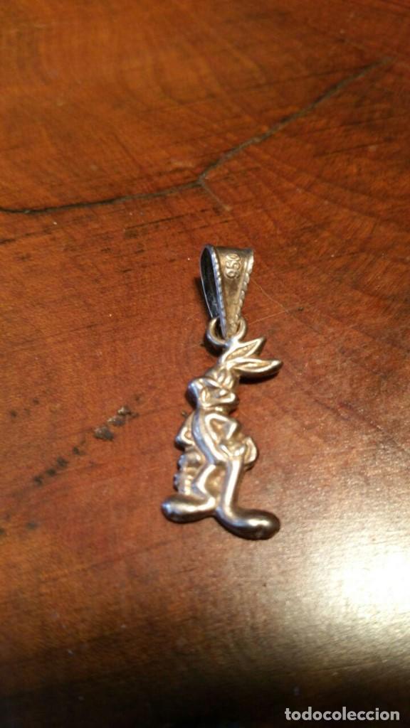 Joyeria: COLGANTE BUGS BUNNY EN PLATA DE LEY 950 - Foto 1