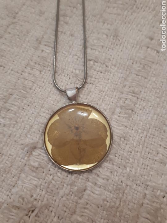 Gioielleria: Collar hoja flor seca cristal