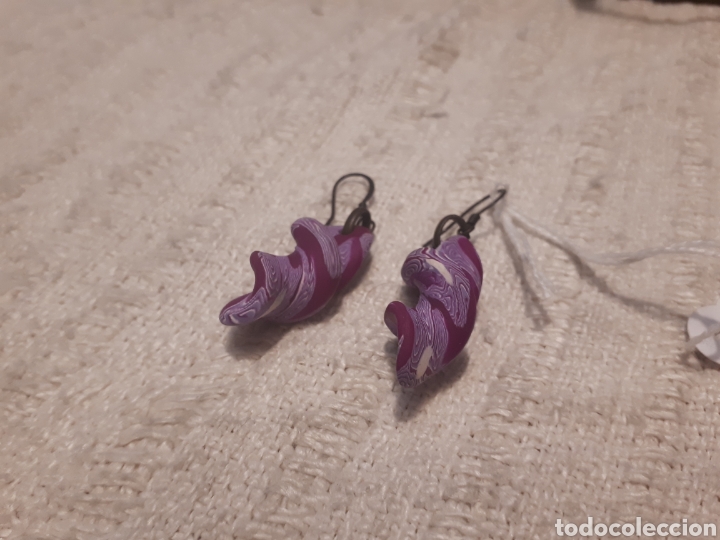 Schmuck: Pendientes espiral arcilla polim&eacute;rica