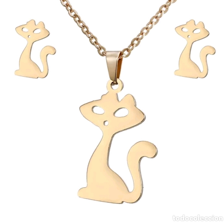 Joyeria: Conjunto Gato ENV&Iacute;O GRATIS!! - Foto 1