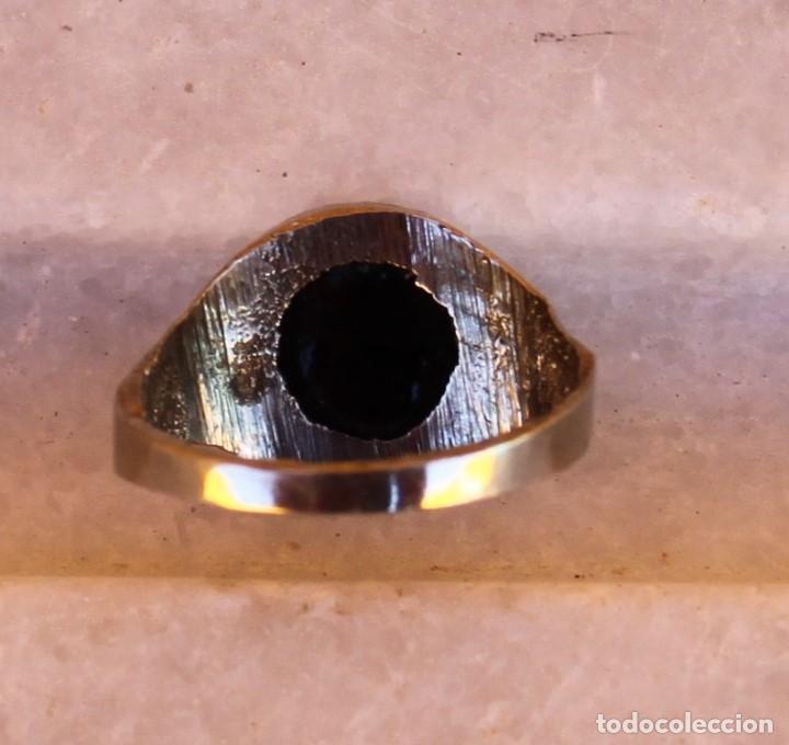 Joyeria: Anillo con cabuj&oacute;n negro, a&ntilde;os 60 - Foto 2