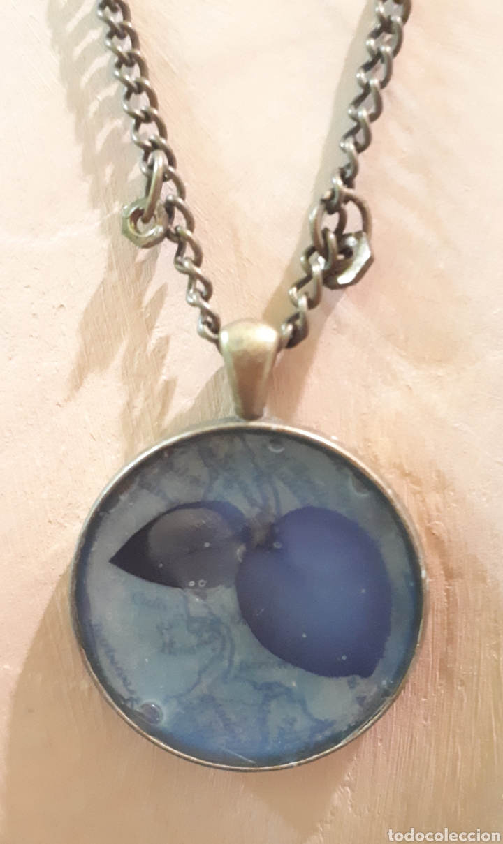 Schmuck: Collar artesanal resina metal Colecci&oacute;n Fleur du Temps