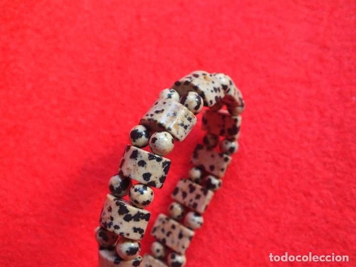 Joalharia: PULSERA O BRAZALETE CON BOLAS Y PIEDRAS PULIDAS