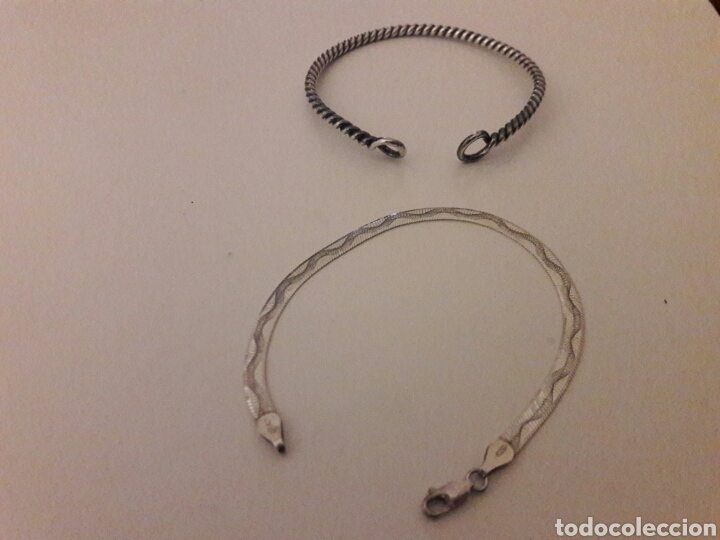 Joyeria: Lote 6 pulseras y un brazalete. - Foto 6