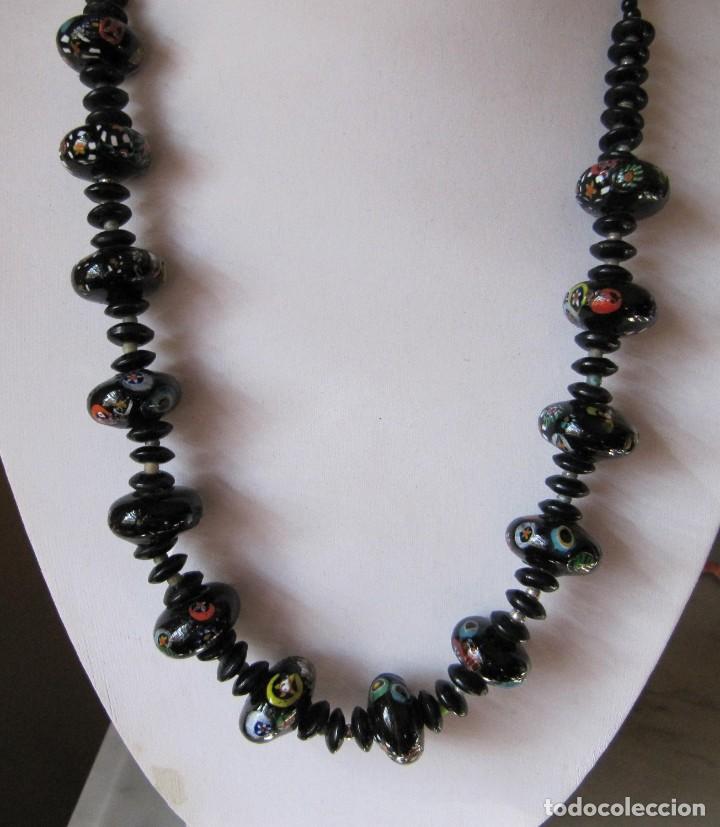 Joyeria: collar vintage de cristal de murano - Foto 1