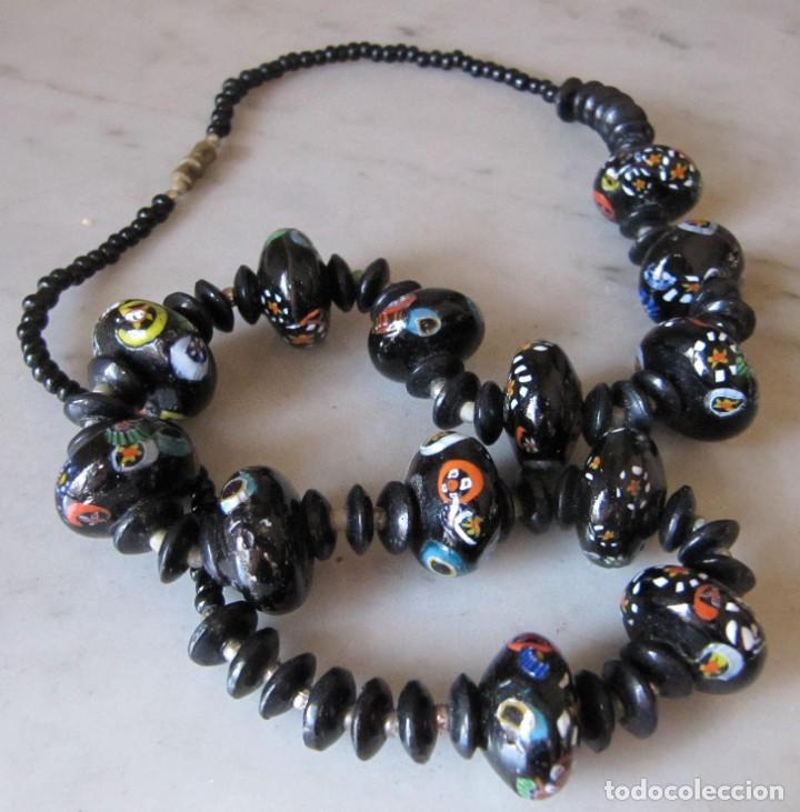 Joyeria: collar vintage de cristal de murano - Foto 2