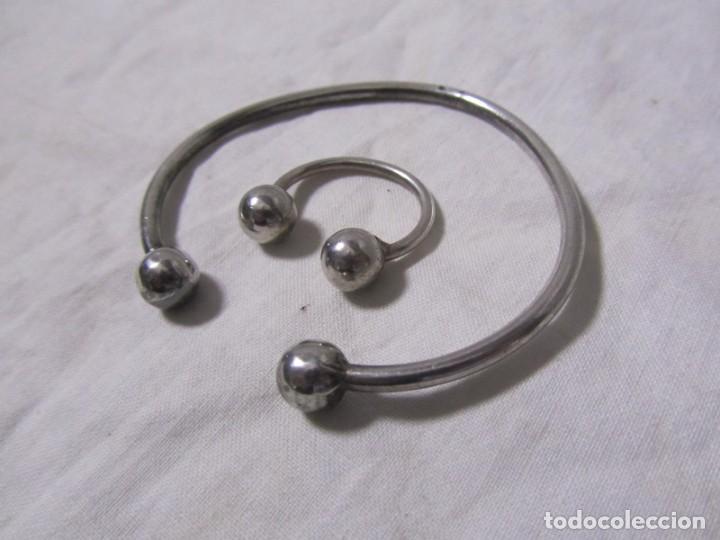 Joyeria: Juego de pulsera y anillo de plata, magn&eacute;ticos - Foto 2